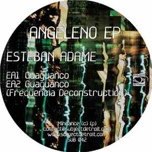 Esteban Adame / Santiago Salazar - Angeleno EP flac album