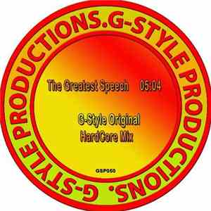 Gav G-Style - The Greatest Speech flac album