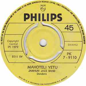 Jamhuri Jazz Band - Mahoteli Yetu / Siuelewi Ulimwengu flac album
