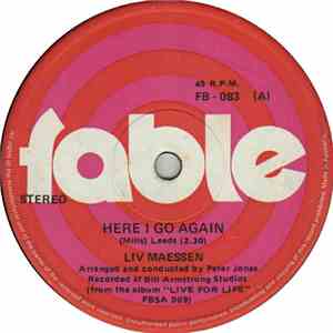 Liv Maessen - Here I Go Again flac album