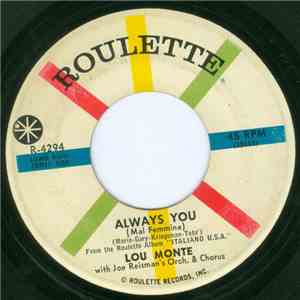 Lou Monte, Joe Reisman's Orch. & Chorus - Always You / The Huckle-Buck flac album