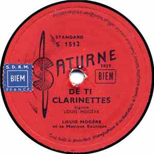 Louis Mogère et sa Musique Exotique - Dé Ti Clarinettes / Nuit Antillaise flac album