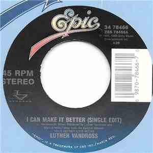 Luther Vandross - I Can Make It Better flac album