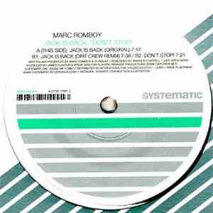 Marc Romboy - Jack Is Back flac album