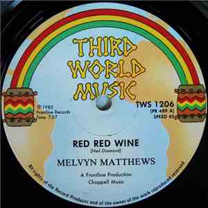 Melvyn Matthews - Red Red Wine / Red Wine Boogie flac album