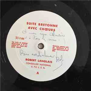 Robert Langlais - Suite Bretonne Avec Chœurs flac album