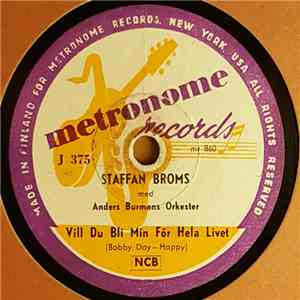 Staffan Broms Med Anders Burmans Orkester - Vill Du Bli Min För Hela Livet / Mallorca flac album