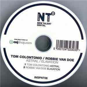 Tom Colontonio / Robbie Van Doe - Astral / Elavation flac album