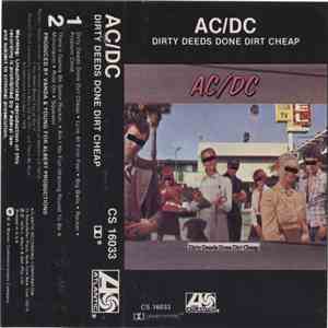 AC/DC - Dirty Deeds Done Dirt Cheap flac album
