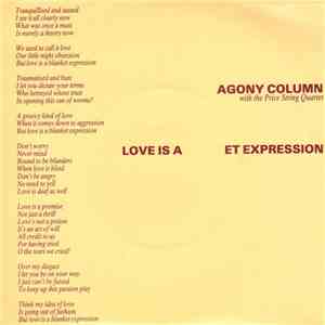 Agony Column  - Love Is A Blanket Expression flac album