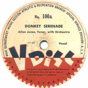 Allan Jones , Gladys Swarthout - The Donkey Serenade / Give Me One Hour flac album