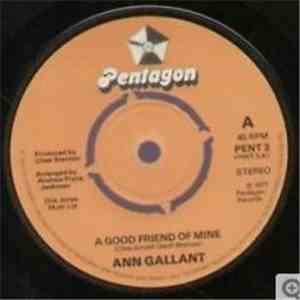 Ann Gallant - A Good Friend Of Mine flac album