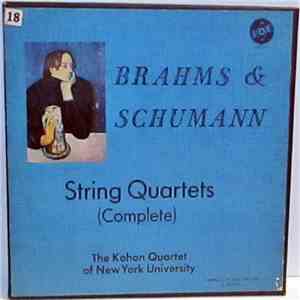 Brahms, Schumann, The Kohon String Quartet - String Quartets (Complete) flac album