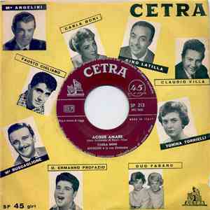 Carla Boni - Acque Amare / Viale D'Autunno flac album