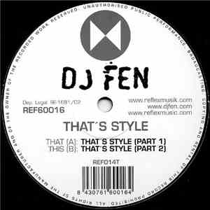 DJ Fen - That's Style flac album