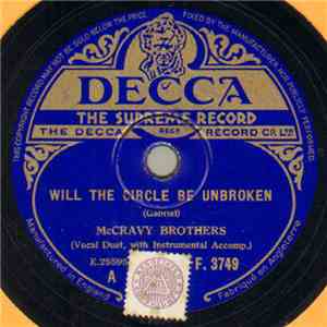 Frank And James McCravy - Will The Circle Be Unbroken / When They Ring The Golden Bells For You And Me flac album