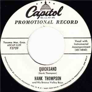 Hank Thompson And His Brazos Valley Boys - Quicksand / A Girl In The Night flac album