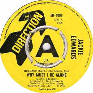 Jackie Edwards - Why Must I Be Alone / I'm Gonna Make You Cry flac album
