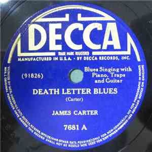 James Carter  - Death Letter Blues / Death Cell Blues flac album