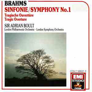 Johannes Brahms, Sir Adrian Boult, The London Symphony Orchestra - Symphony No. 1 - Tragic Ouverture flac album