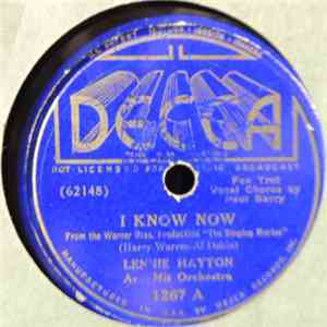 Lennie Hayton And His Orchestra - I Know Now / You Can't Run Away From Love Tonight flac album
