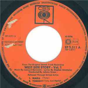 Leonard Bernstein - West Side Story - Vol. 1 flac album