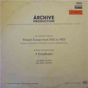Pierre Van Maldere - 4 Symphonies flac album