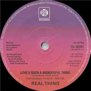 Real Thing - Love's Such A Wonderful Thing flac album