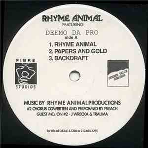 Rhyme Animal Featuring Deemo Da Pro - Untitled flac album