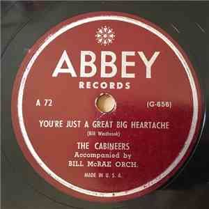 The Cabineers Accompanied by Bill McRae Orchestra - You're Just A Great Big Heartache / Whirlpool flac album