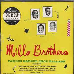 The Mills Brothers - Famous Barber Shop Ballads, Volume One flac album
