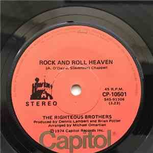 The Righteous Brothers - Rock And Roll Heaven / I Just Wanna Be Me flac album