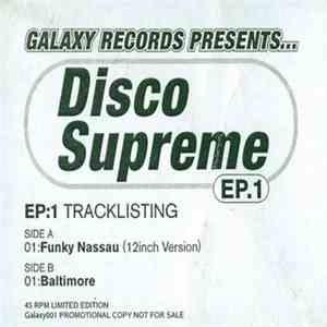 Various - Disco Supreme EP 1 flac album
