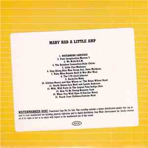Various - Mary Had A Little Amp flac album