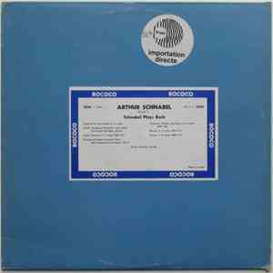 Arthur Schnabel - Volume II - Schnabel Plays Bach flac album