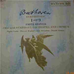 Beethoven, Fritz Reiner, Chicago Symphony Orchestra And Chorus - Symphonies No 1 And No. 9 (Choral) flac album