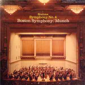 Boston Symphony Orchestra, Charles Munch - Brahms- Symphony No. 4 flac album