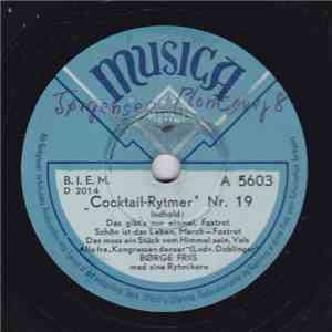 Børge Friis Med Sine Rytmikere - Cocktail Rytmer flac album