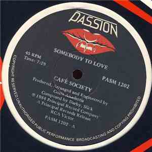 Café Society - Somebody To Love flac album