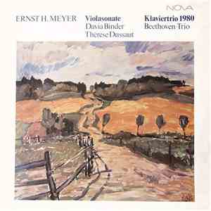 Ernst H. Meyer - Davia Binder, Thérèse Dussaut, Beethoven-Trio - Violasonate / Klaviertrio 1980 flac album