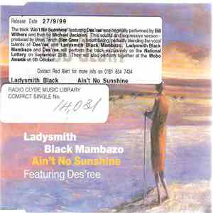 Ladysmith Black Mambazo Featuring Des'ree - Ain't No Sunshine flac album