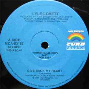 Lyle Lovett - Give Back My Heart flac album