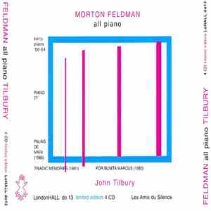 Morton Feldman - John Tilbury - All Piano flac album