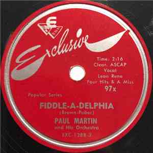 Paul Martin And His Orchestra - Fiddle-A-Delphia / Penelope flac album