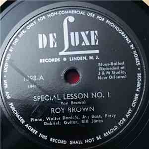 Roy Brown - Special Lesson No. 1 / Woman's A Wonderful Thing flac album