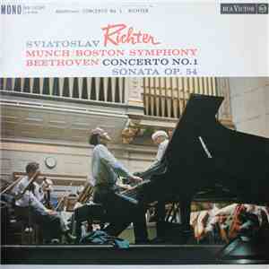 Sviatoslav Richter, Munch, Boston Symphony / Beethoven - Concerto No. 1 / Sonata Op. 54 flac album