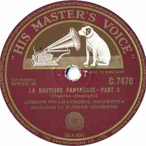 The London Philharmonic Orchestra - La Boutique Fantasque flac album