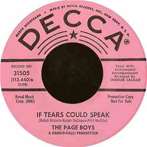 The Page Boys  - If Tears Could Speak / Ole Buttermilk Sky flac album