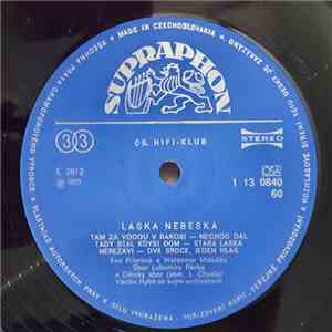 Waldemar Matuška A Eva Pilarová - Láska Nebeská flac album