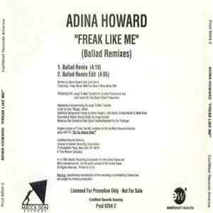 Adina Howard - Freak Like Me (Ballad Remixes) flac album